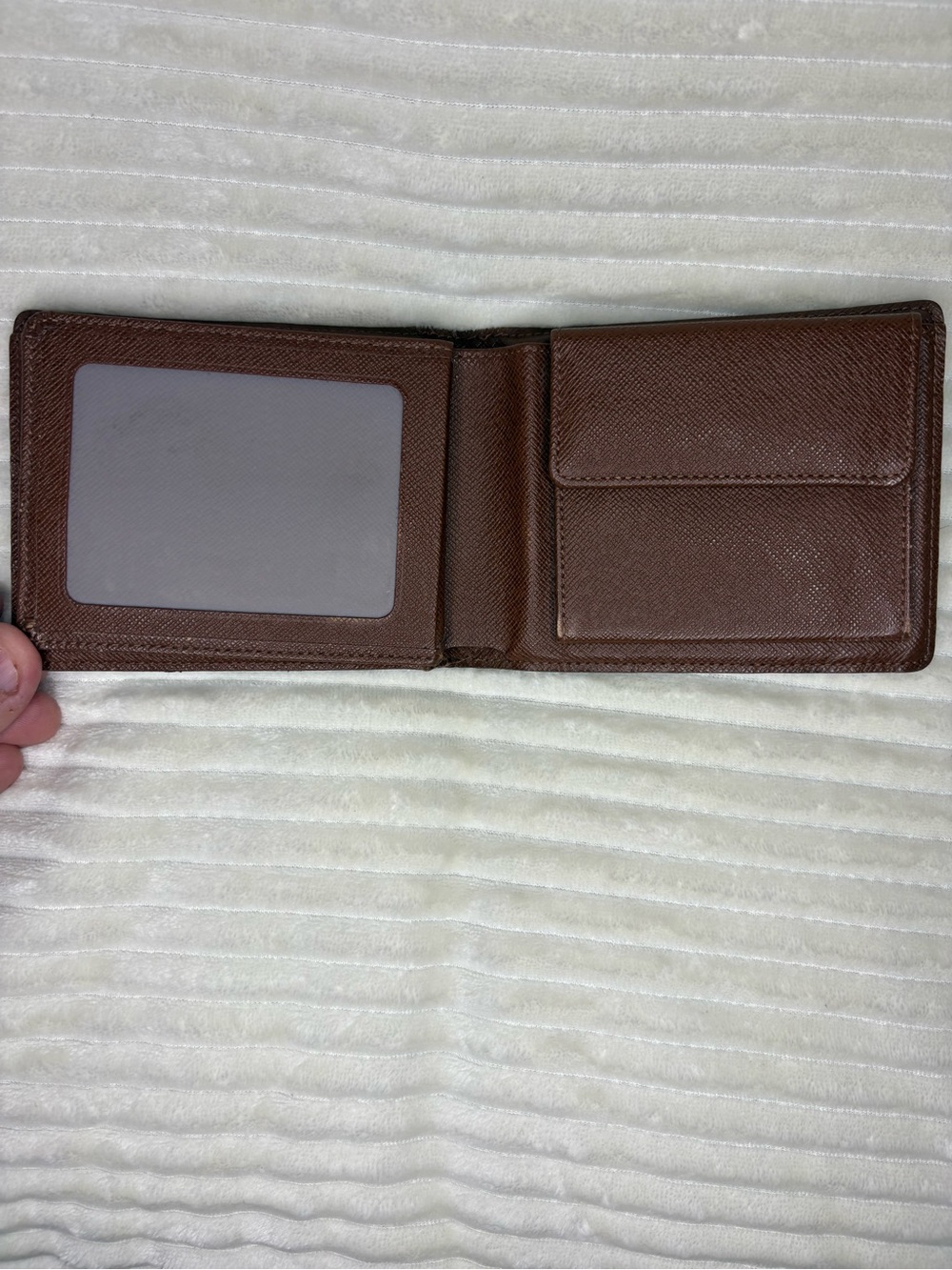 Authentic Louis Vuitton Monogram Bifold Wallet Brown Canvas Leather Coin Pocket - Picture 8 of 16